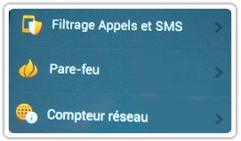 Le filtrage appels et SMS