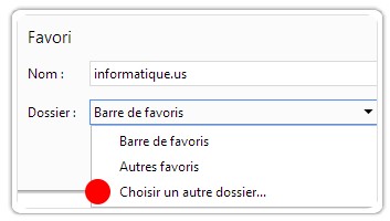 Choisir un autre dossier