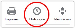 Historique du navigateur Firefox