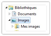 je prends le dossier pour mettre mon image