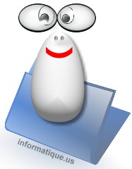 Personnage avec dossier informatique