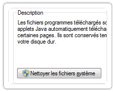 Nettoyer les fichiers sustème