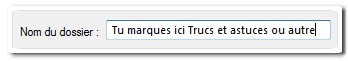 Nom du dossier