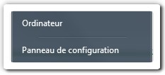 Panneau de configuration