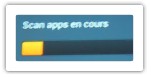 Scan apps en cours