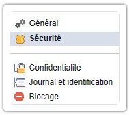 securité du réseau social Facebook