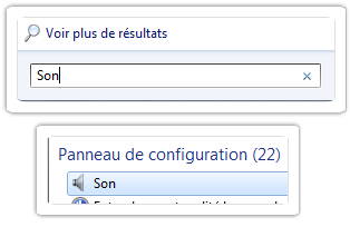 recherche son