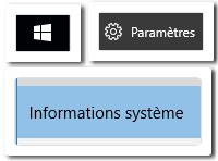 informations systeme Windows 10