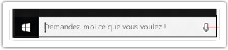 Poser des questions a cortana avec le micro