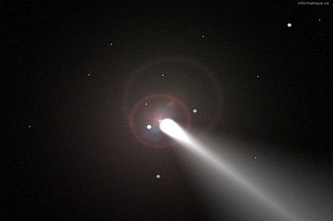 image fond ecran de comete