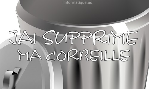 Corbeille supprimee du bureau