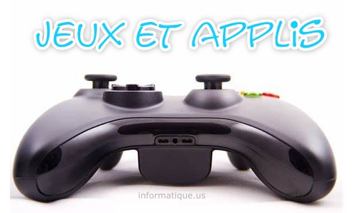 Photo manette de jeu et applis