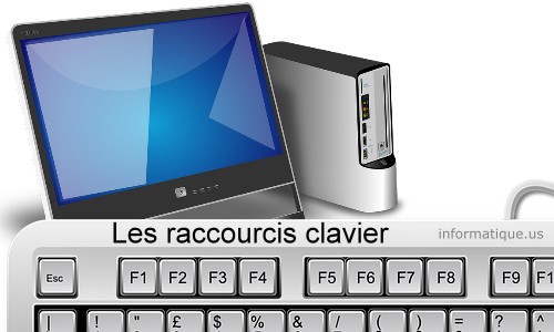 Les raccourcis clavier