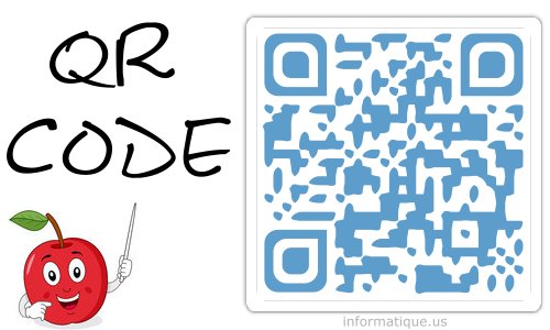 Code qr code avec une pomme